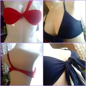 Two NWT Shekini X Small Bikini Bra Tops